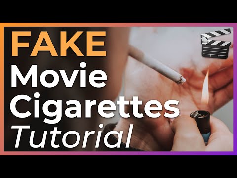 How to Make FAKE Movie Cigarettes