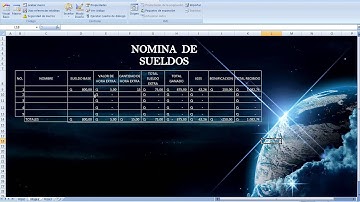 NOMINA - VISUAL BASIC CON EXCEL