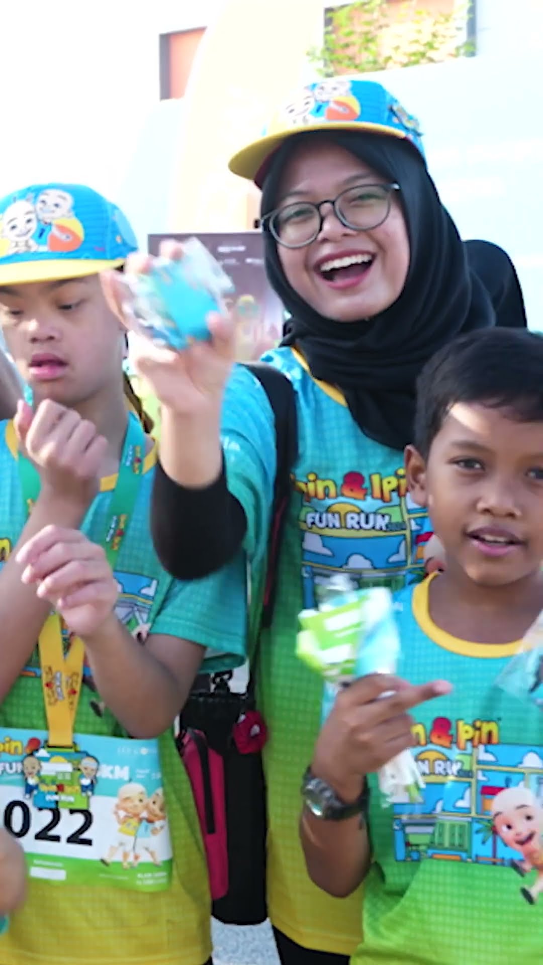 Tahniah kepada semua yang telah menyertai Upin \u0026 Ipin Fun Run 2024! #UpinIpin #Shorts