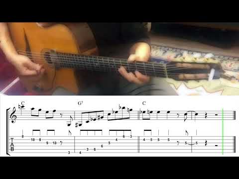 Gypsy Jazz Guitar | J'attendrai [Head] Transcription (ギター)