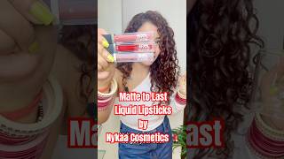 💄Nykaa Matte To Last Liquid Lipstick Review &amp; Swatches | Best Long-Lasting Matte Lipstick 2025!