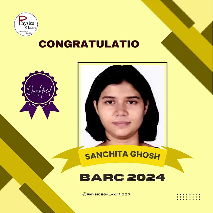 PHYSICS GALAXY BARC Result 2024BARC OCES & DGFS Result