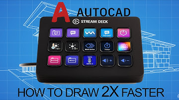How to draw 2X faster in AutoCad with Stream Deck - infinite macros