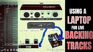 How To Use a Laptop for Live Backing Tracks - Part 4b - Using a Laptop