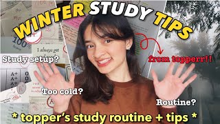 🔥The Best Winter Study Routine ❄️ | Topper’s Winter Strategy Profile