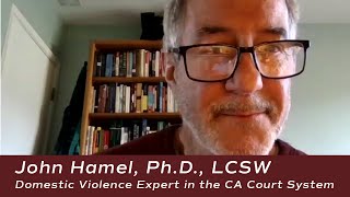 John Hamel, Ph.D., LCSW - Domestic Violence Expert in the CA Court System