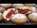 Как приготовить ПОНЧИКИ с Начинкой БЕРЛИНЕРЫ #пончики Cách làm #BánhRán Donuts Recipe