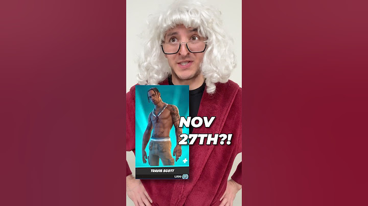Is Travis Scott Returning To The Item Shop This Month?!😳