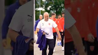 آخر ظهور لمدرب #المنتخب_الجزائري #جمال_بلماضي 🇩🇿 #وزيرة_السعادة #Belmadi