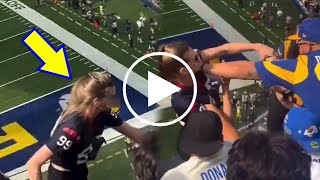 Bloedige vechtpartij tussen vrouwelijke fans in Texans-Rams in SoFi Stadium | Verontrustende vech... Bloedige vechtpartij tussen vrouwelijke fans in Texans-Rams in SoFi Stadium | Verontrustende vech...