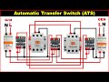 Automatic Changeover Switch Connection | Automatic Transfer Switch | ATS With Circuit Diagram |