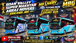 JB5 BUSSID HD LIVERY PAKISTANI YUTONG SKIN | 3 IN 1 LIVERY PACK SRIKANDI BUS  screenshot 1