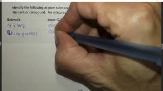 CH1Q1 Pure Substances and Mixtures