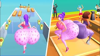 Butt Clash 👸🥒🍔 All Levels Walkthrough Mobile Game iOS,Android Gameplay Beauty Girls Max Level screenshot 1