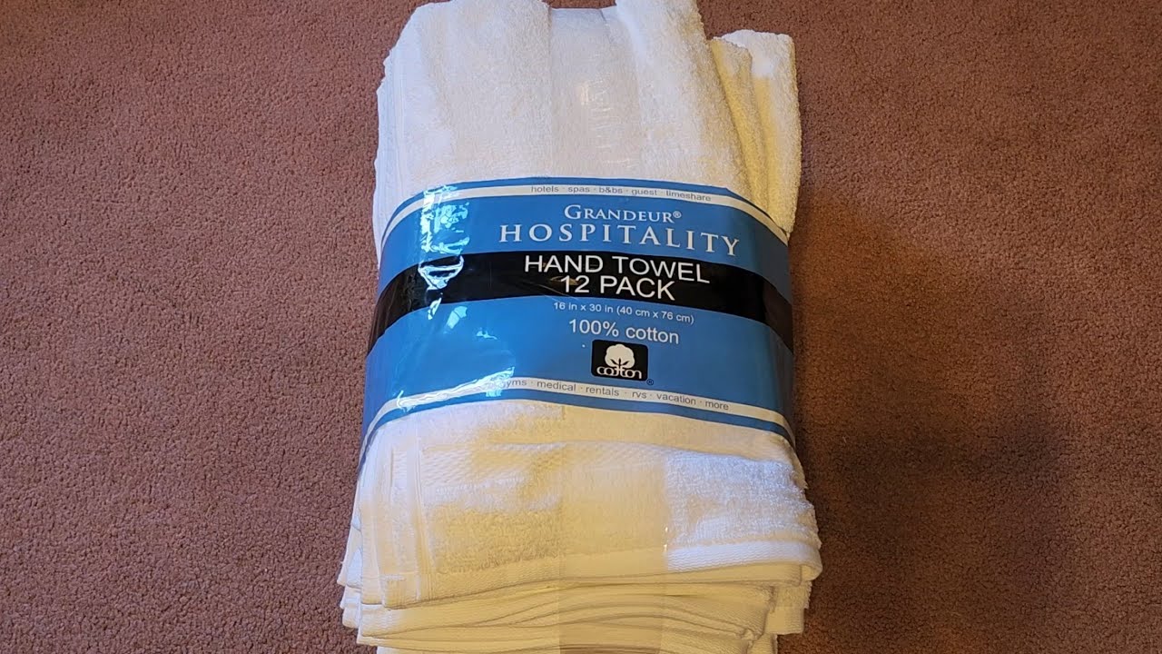 Grandeur Hospitality 3 Pack 100% Cotton Bath Towel 30 x 54