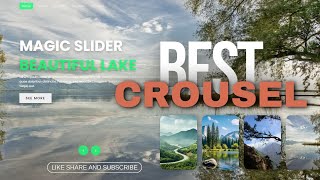 How to create an Image Slider in HTML CSS and JavaScript  | Code With Arham | create a slider