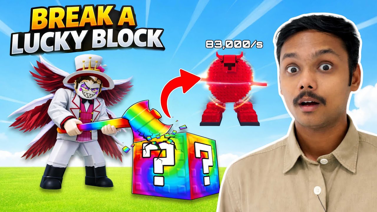 New Rebirth And Events In Break A Lucky Block Roblox 2026 YouTube 