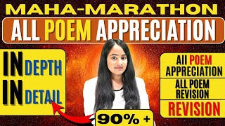 MAHA REVISION OF ALL POEMS🔥|Appreciation| Class 12|🤺Last Battle |by @shafaque_naaz|#hscboard2023