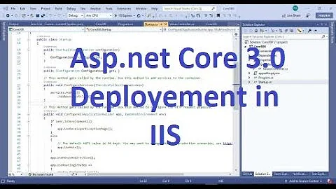 Deploy Asp.net Core 3.0 application on IIS