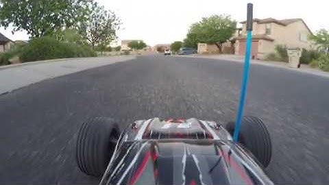 Traxxas Rustler XL-5 speed run