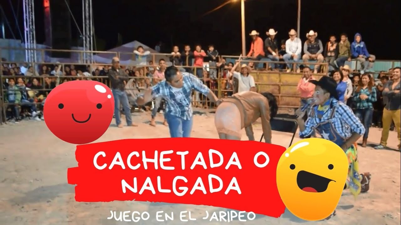 JUEGO EN MEDIO DEL JARIPEO UN PREMIO NALGADA Y CACHETADA 