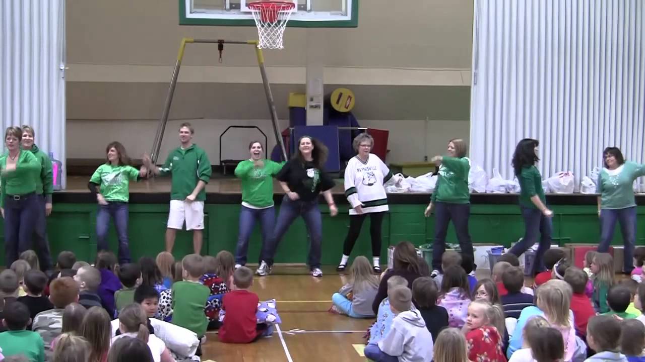 Paynesville Elementary School Food Drive Flash Mob YouTube