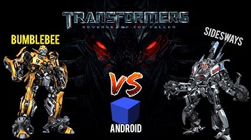 Transformers Revenge of the Fallen Bumblebee Vs Sidesways Emulador AetherSX2 Android