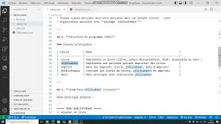 Application Gestion Bibliothèque JAVA POO partie 3