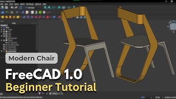 Chair Design in FreeCAD 1.0 | Beginner Tutorial