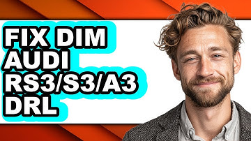 How To Fix Dim Audi Rs3/S3/A3 Drl (Full Guide)
