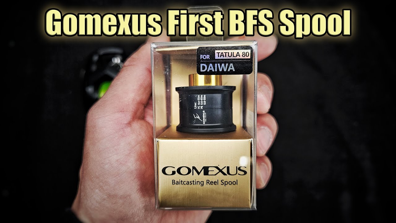 Unboxing and Cast Testing Gomexus First BFS Spool Daiwa Tatula TW 80 ...