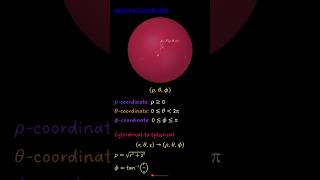 Spherical Coordinates #college #engineering #calculus #calculus3 #maths #mathematics