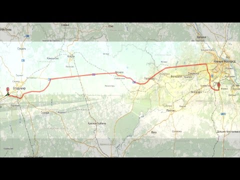 трасса М7: Владимир - Нижний Новгород | M7 Highway: Vladimir - Nizhniy Novgorod