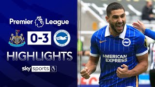 Maupay hits double to blow away Newcastle 💥| Newcastle 0-3 Brighton | Premier League Highlights