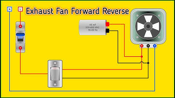 Exhaust Fan Forward Reverse using 2 Way Switch