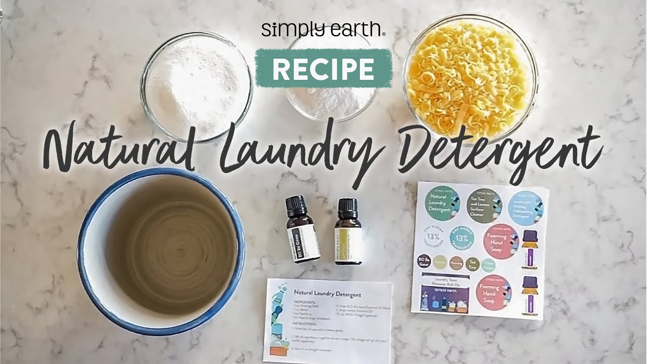 Essential Oil Alternatives: Laundry Soap DIY