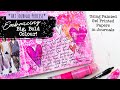 🌈💪⭐️EMBRACING BIG BOLD COLOURS // Art Journaling Process Video "Surround Yourself"