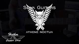 Sova Guitars Athene Noctua  - the ultimate travel  electric guitar demo