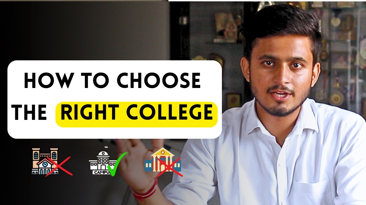 HOW TO CHOOSE THE RIGHT ENGINEERING COLLEGE (PERFECT GUIDE) - YouTube