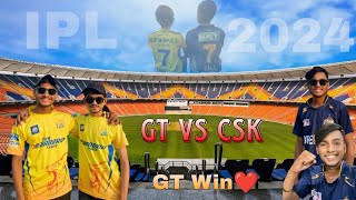 || IPL 2024 GT VS CSK || Ahemdabad અમે ગયાં મેચ જોવા || GT Win❤️