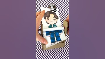 Wow 🤯 Amazing Paper Craft Transformation of Gi-hun using DIY Printer #squidgamediy #transformation