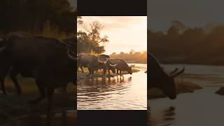 Leopard 🐆 and 🐂 Herds #subscribe #like #share #watch