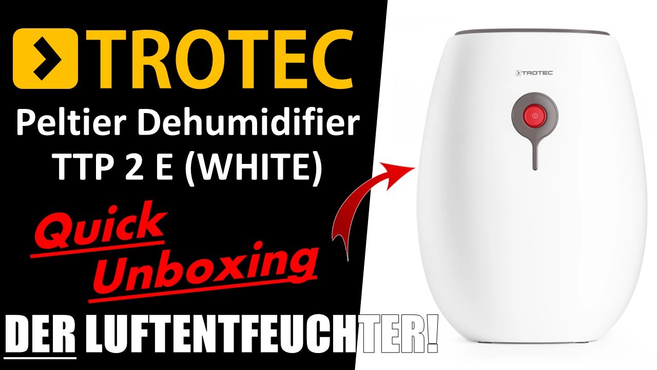 DESHUMIDIFICADOR TROTEC PELTIER TTP 2 E | Hidro-Técnica