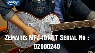 Top Shelf Guitars   Zemaitis MFJ 101 NT Serial No : DZ000240(Welcome to Top Shelf Guitars, a series of short videos that show off the most beautiful guitars in our store. This video features a Zemaitis MFJ 101 NT & you can ..., 2015-08-21T14:49:41.000Z)