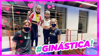 Bella e Sofia em uma super apresentação de ginástica artística