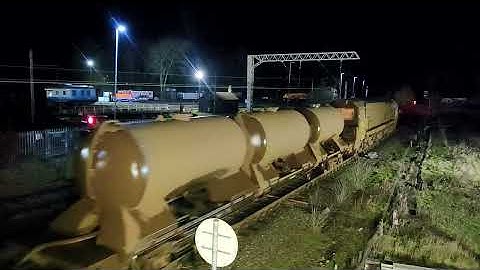 Network Rail RHTT Move Colas Rail 70806 tnt 70811 3J11 from Barrow Carnforth 29/11/2025