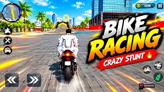 Bike Racing Game 🔥🏍️ | Crazy Stunt & Impossible Ramp Challenge 😱 | Best Gameplay screenshot 5