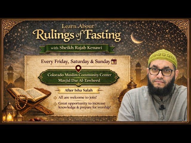 Rulings of Fasting Be Ready for Ramadan || Shaykh Rajab Kenawi