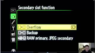 Nikon D800 inside memory options