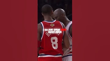 MICHAEL JORDAN AND KOBE BRYANT TRASH TALKING EACH OTHER 🤯🔥 #basketball #kobebryant #comedy
